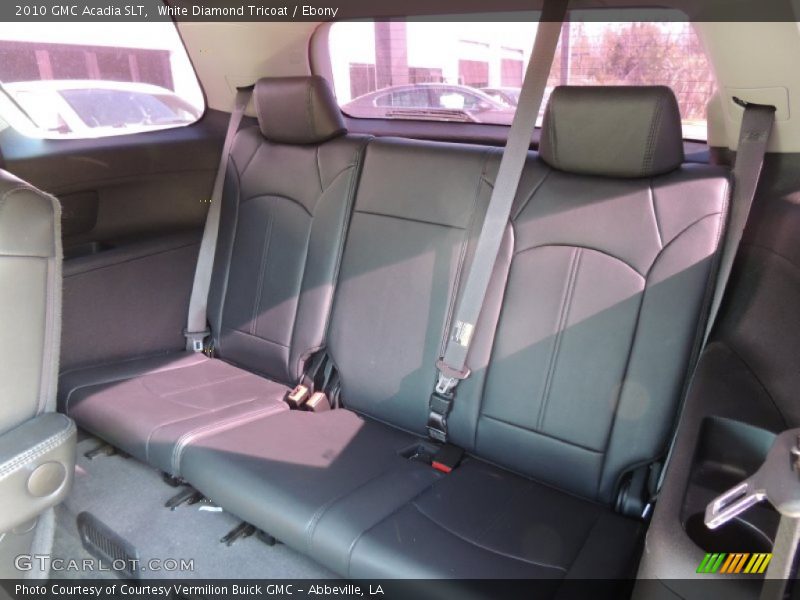 White Diamond Tricoat / Ebony 2010 GMC Acadia SLT