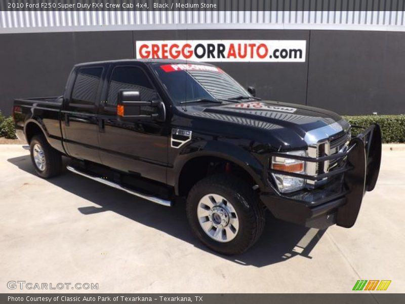 Black / Medium Stone 2010 Ford F250 Super Duty FX4 Crew Cab 4x4