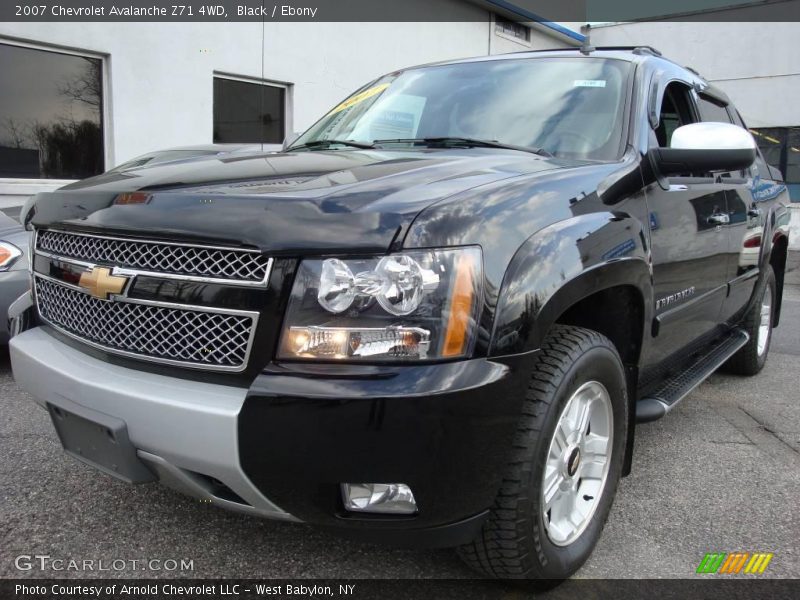 Black / Ebony 2007 Chevrolet Avalanche Z71 4WD