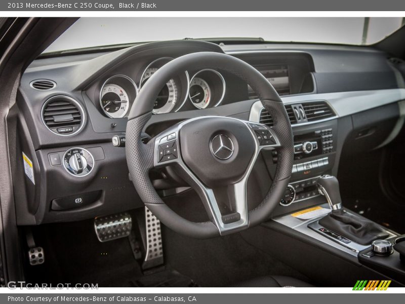 Black / Black 2013 Mercedes-Benz C 250 Coupe