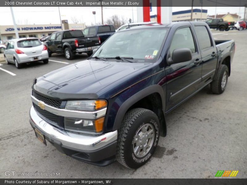 Imperial Blue Metallic / Ebony 2008 Chevrolet Colorado LT Crew Cab 4x4