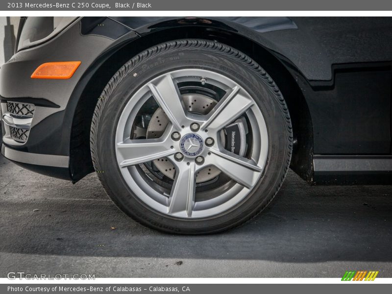 Black / Black 2013 Mercedes-Benz C 250 Coupe