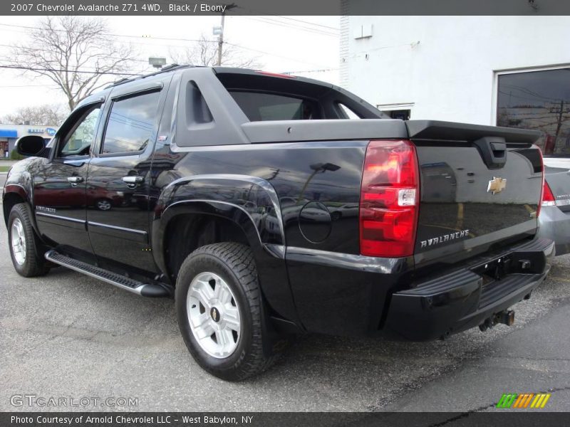 Black / Ebony 2007 Chevrolet Avalanche Z71 4WD