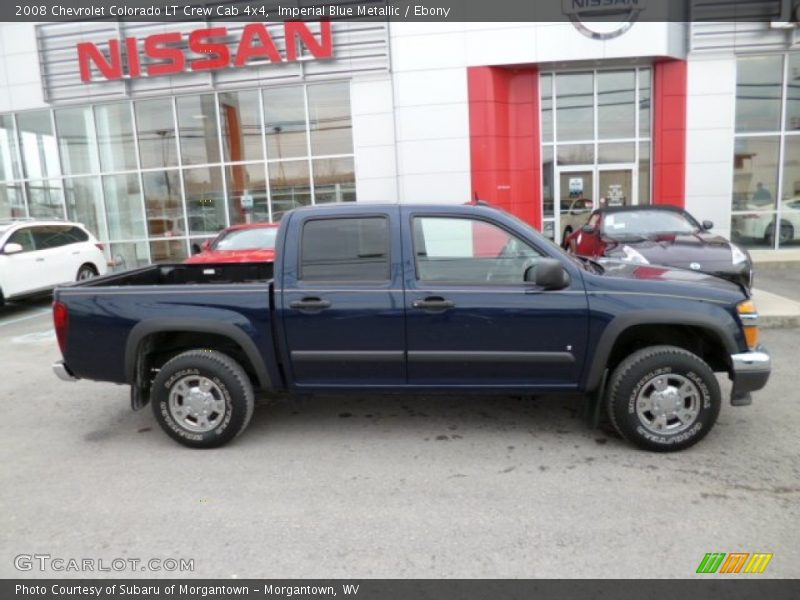 Imperial Blue Metallic / Ebony 2008 Chevrolet Colorado LT Crew Cab 4x4