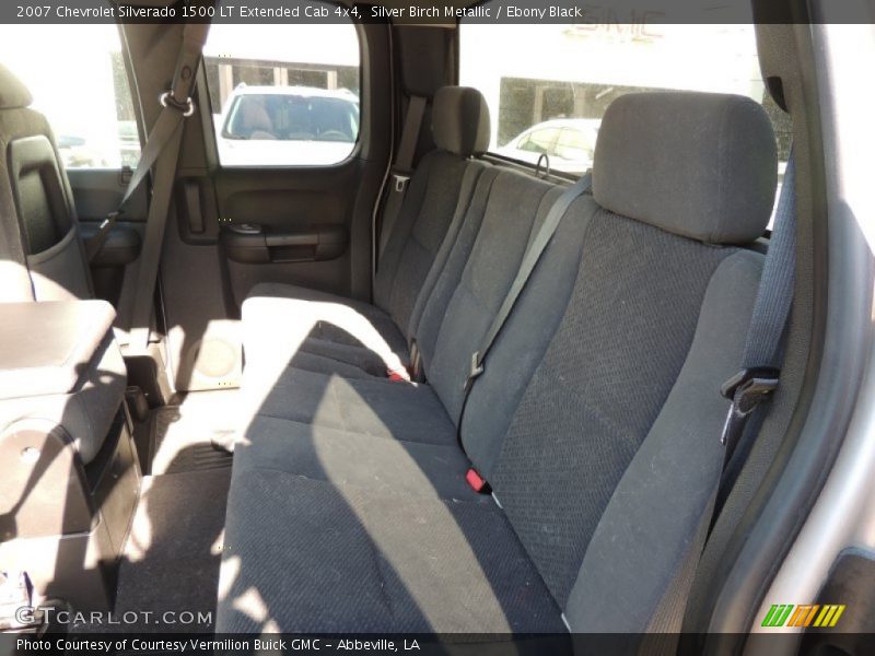 Silver Birch Metallic / Ebony Black 2007 Chevrolet Silverado 1500 LT Extended Cab 4x4