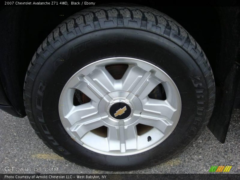 Black / Ebony 2007 Chevrolet Avalanche Z71 4WD