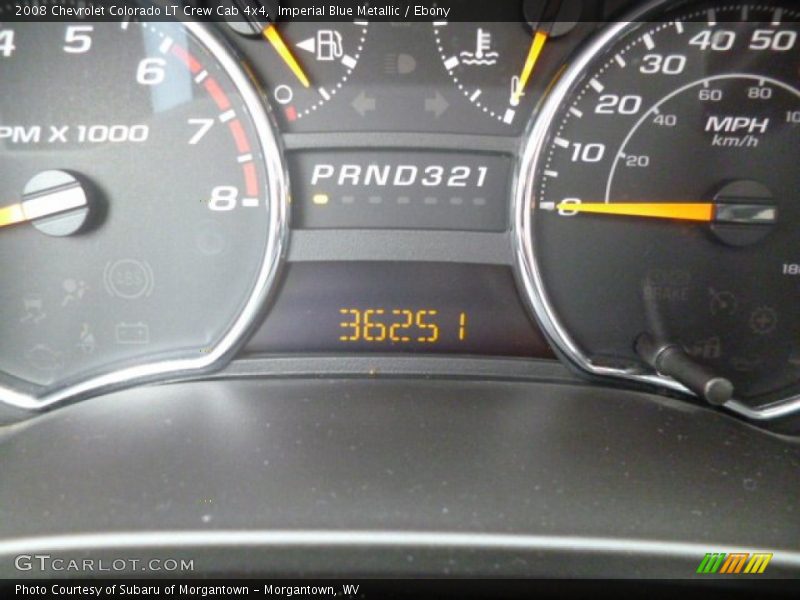 Imperial Blue Metallic / Ebony 2008 Chevrolet Colorado LT Crew Cab 4x4