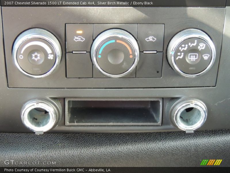 Silver Birch Metallic / Ebony Black 2007 Chevrolet Silverado 1500 LT Extended Cab 4x4