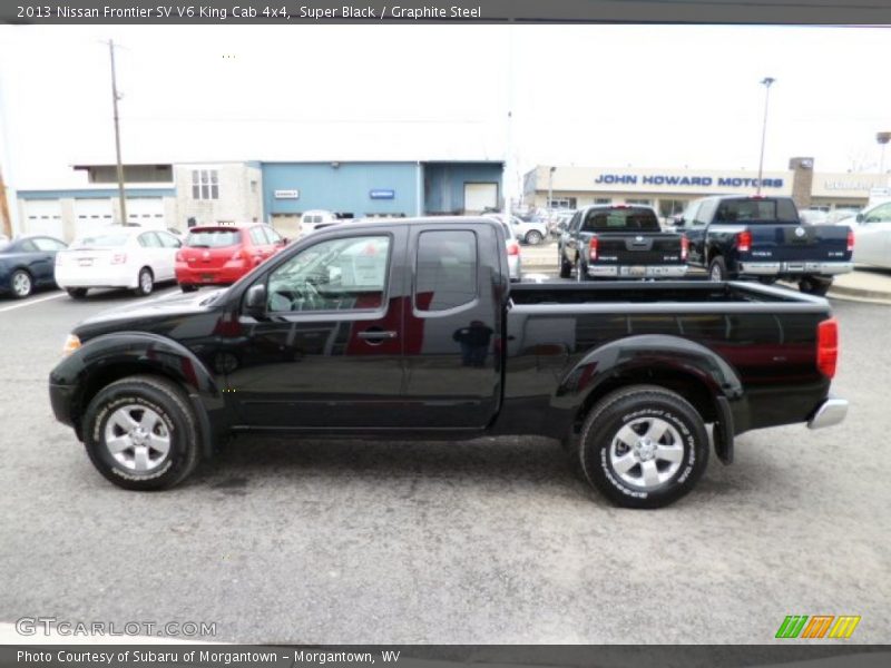 Super Black / Graphite Steel 2013 Nissan Frontier SV V6 King Cab 4x4