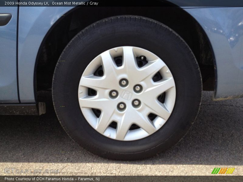 Ocean Mist Metallic / Gray 2009 Honda Odyssey LX
