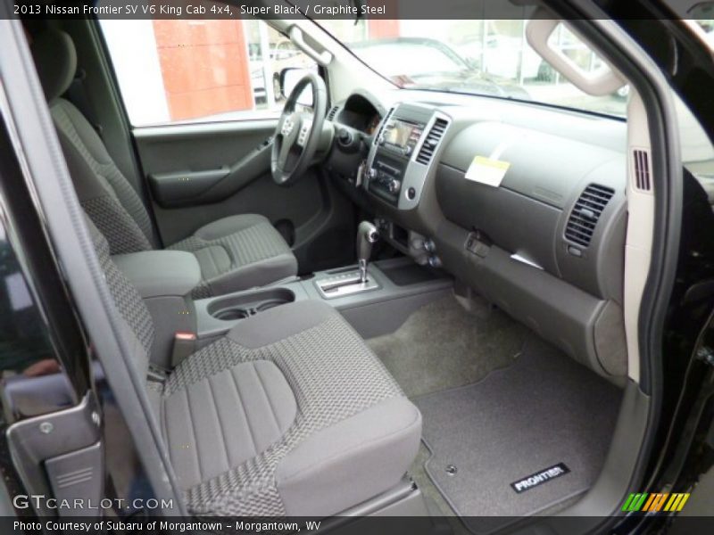 Super Black / Graphite Steel 2013 Nissan Frontier SV V6 King Cab 4x4