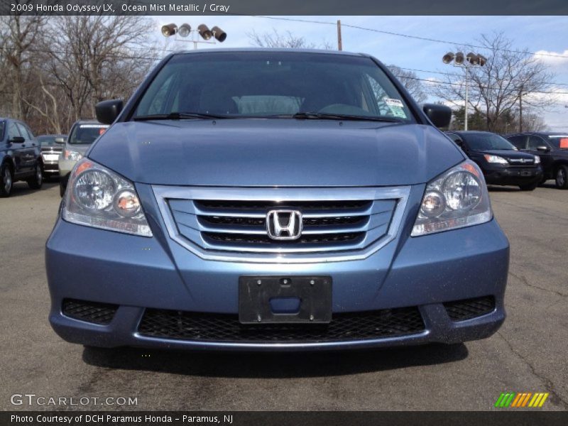 Ocean Mist Metallic / Gray 2009 Honda Odyssey LX