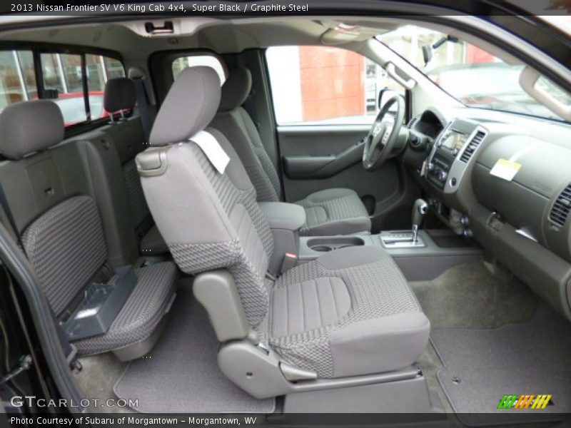  2013 Frontier SV V6 King Cab 4x4 Graphite Steel Interior