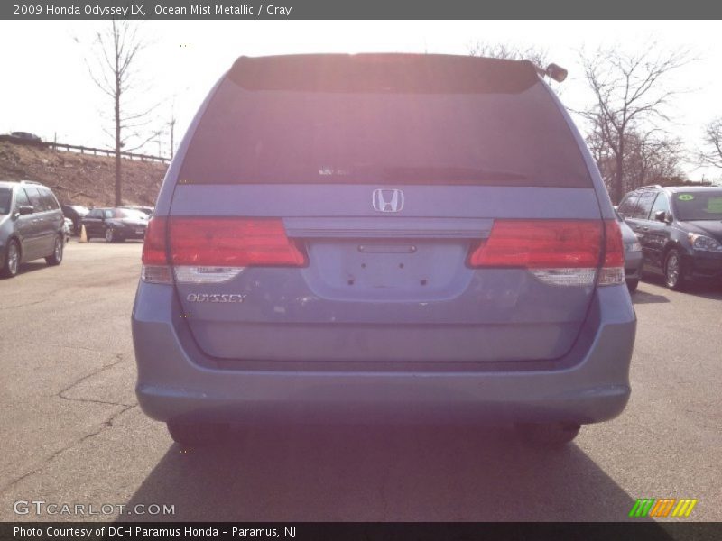 Ocean Mist Metallic / Gray 2009 Honda Odyssey LX