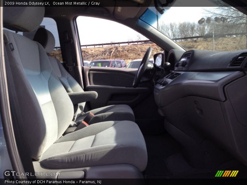 Ocean Mist Metallic / Gray 2009 Honda Odyssey LX
