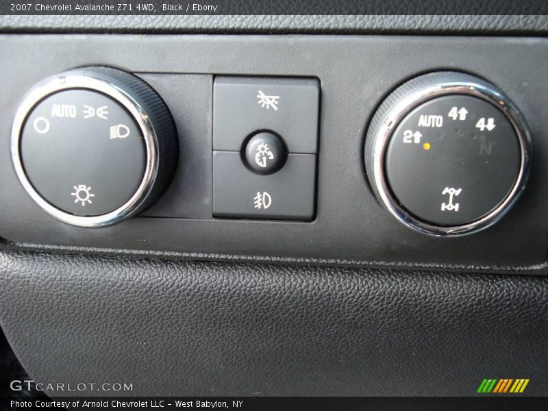 Black / Ebony 2007 Chevrolet Avalanche Z71 4WD