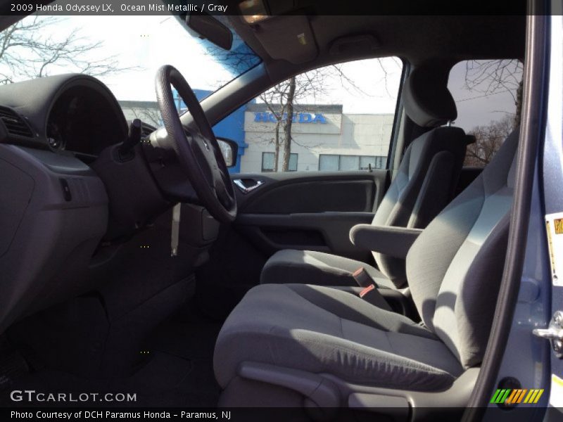 Ocean Mist Metallic / Gray 2009 Honda Odyssey LX