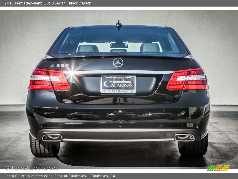 Black / Black 2013 Mercedes-Benz E 350 Sedan
