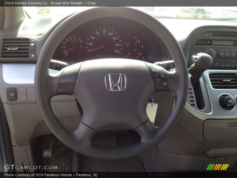Ocean Mist Metallic / Gray 2009 Honda Odyssey LX