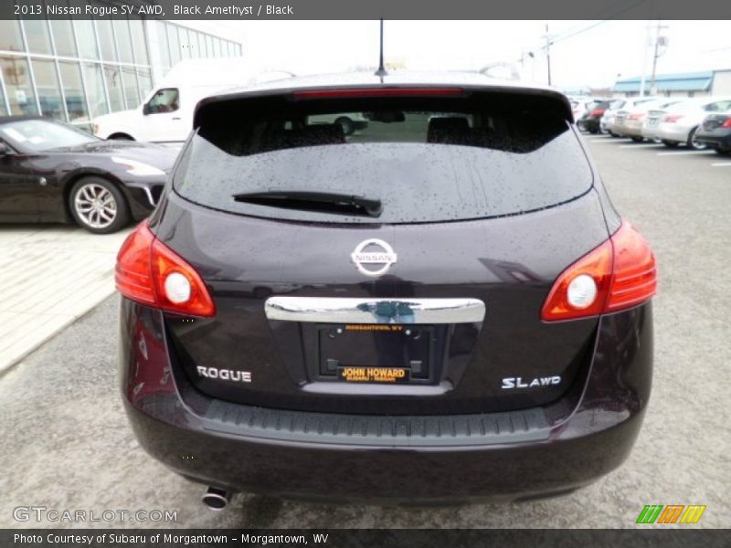 Black Amethyst / Black 2013 Nissan Rogue SV AWD
