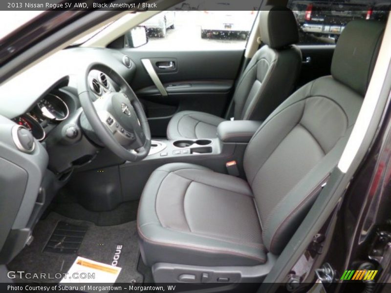 Black Amethyst / Black 2013 Nissan Rogue SV AWD