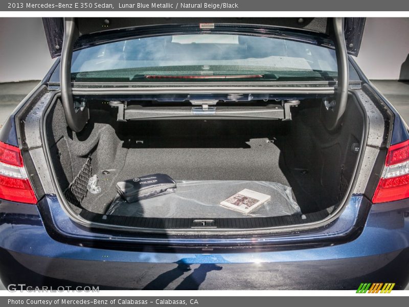 Lunar Blue Metallic / Natural Beige/Black 2013 Mercedes-Benz E 350 Sedan