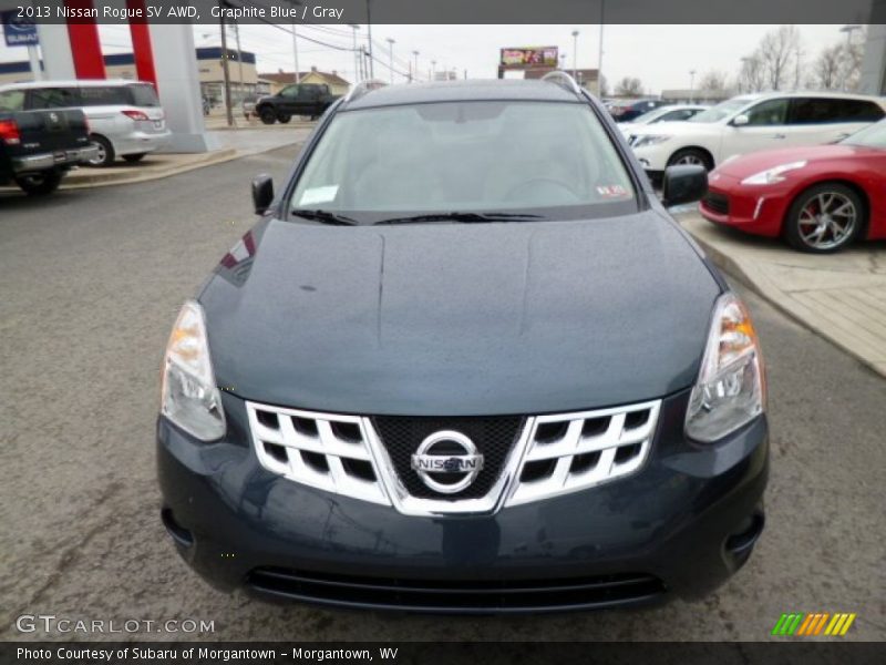 Graphite Blue / Gray 2013 Nissan Rogue SV AWD
