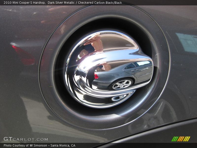 Dark Silver Metallic / Checkered Carbon Black/Black 2010 Mini Cooper S Hardtop