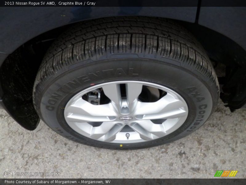 Graphite Blue / Gray 2013 Nissan Rogue SV AWD