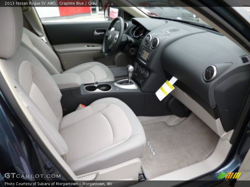 Graphite Blue / Gray 2013 Nissan Rogue SV AWD