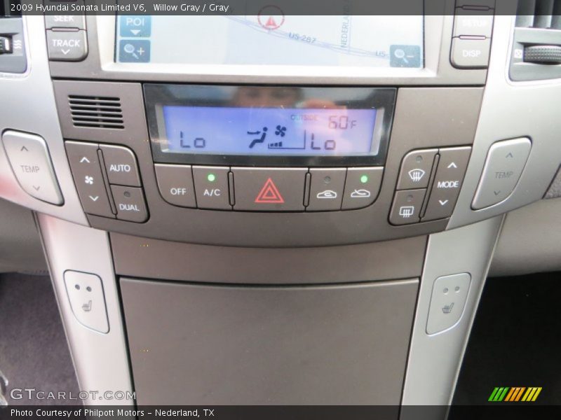 Willow Gray / Gray 2009 Hyundai Sonata Limited V6