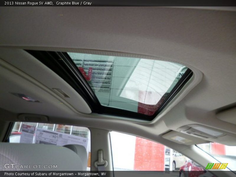 Graphite Blue / Gray 2013 Nissan Rogue SV AWD