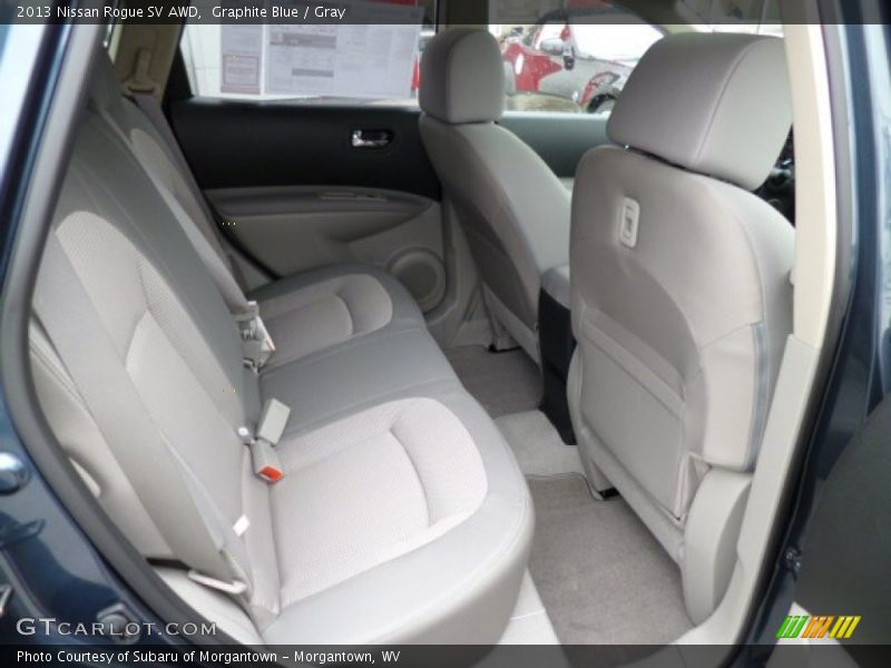 Graphite Blue / Gray 2013 Nissan Rogue SV AWD