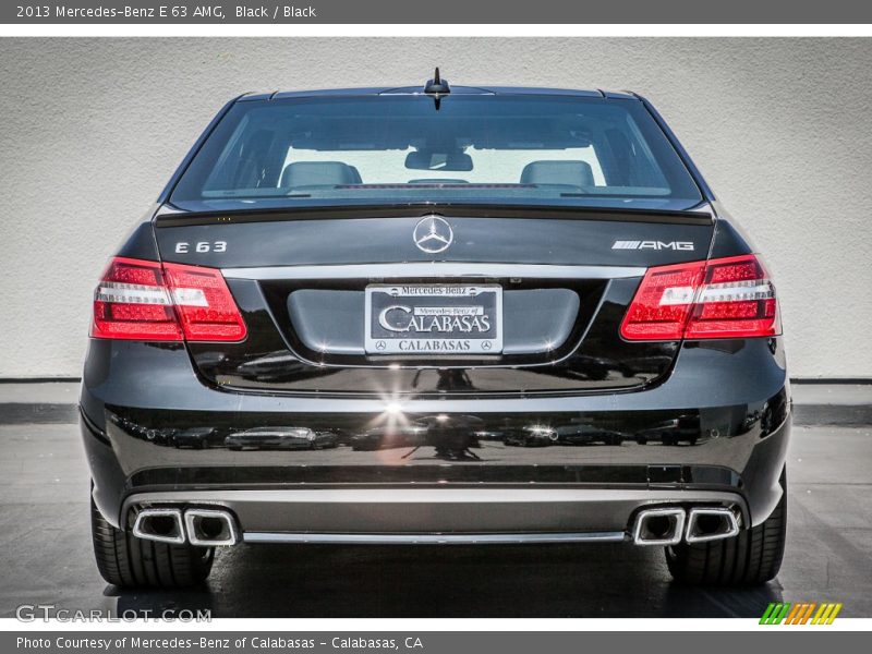 Black / Black 2013 Mercedes-Benz E 63 AMG