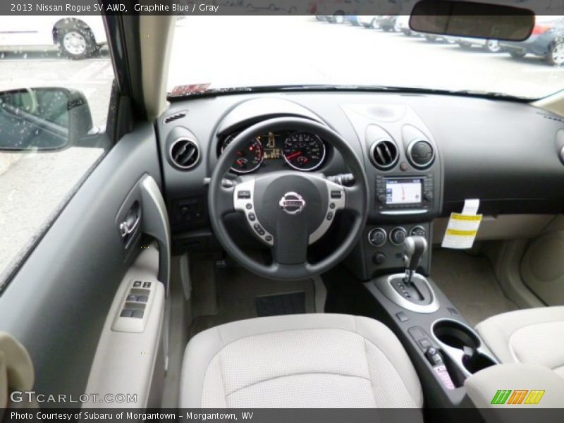 Graphite Blue / Gray 2013 Nissan Rogue SV AWD