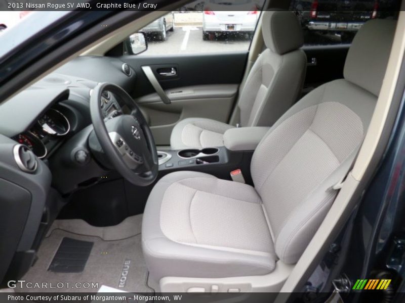 Graphite Blue / Gray 2013 Nissan Rogue SV AWD