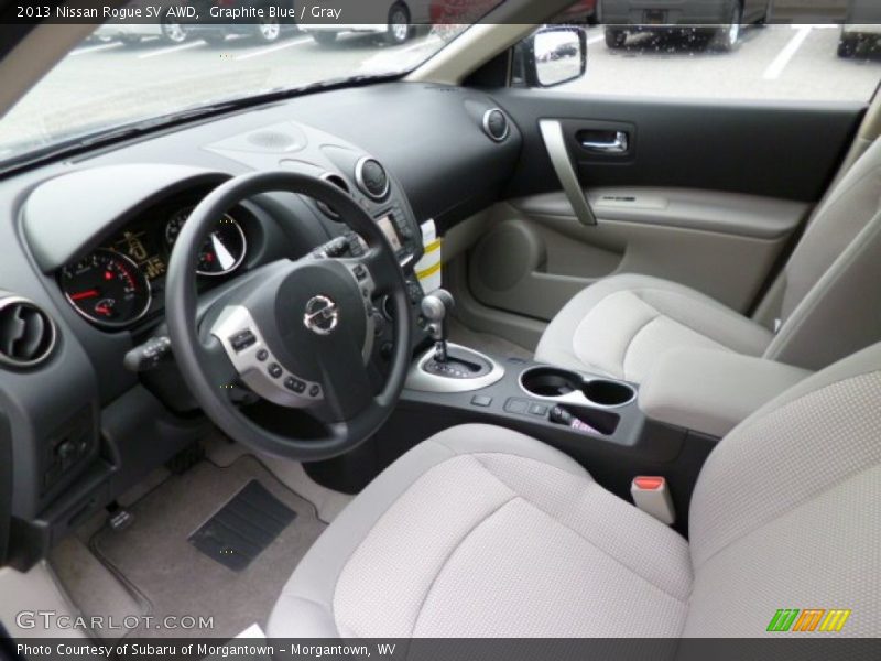 Graphite Blue / Gray 2013 Nissan Rogue SV AWD