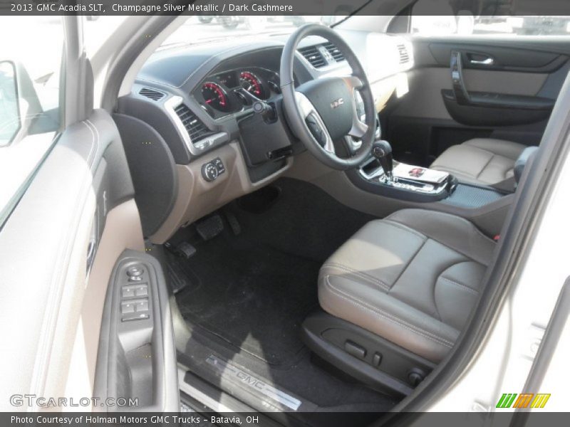 Champagne Silver Metallic / Dark Cashmere 2013 GMC Acadia SLT