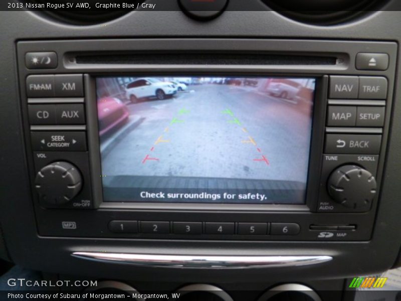 Graphite Blue / Gray 2013 Nissan Rogue SV AWD