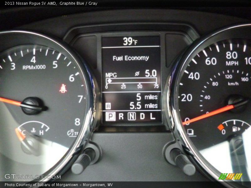 Graphite Blue / Gray 2013 Nissan Rogue SV AWD