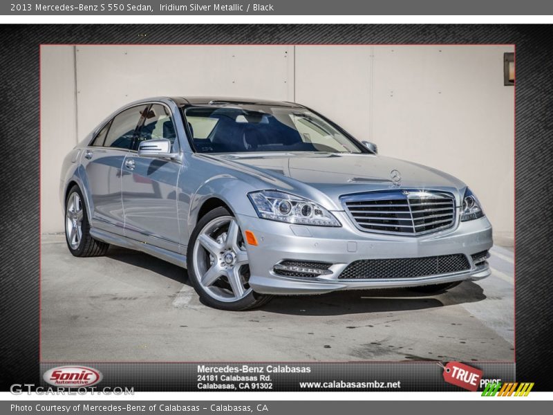 Iridium Silver Metallic / Black 2013 Mercedes-Benz S 550 Sedan
