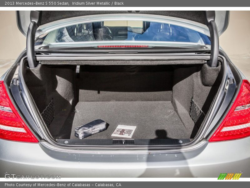 Iridium Silver Metallic / Black 2013 Mercedes-Benz S 550 Sedan
