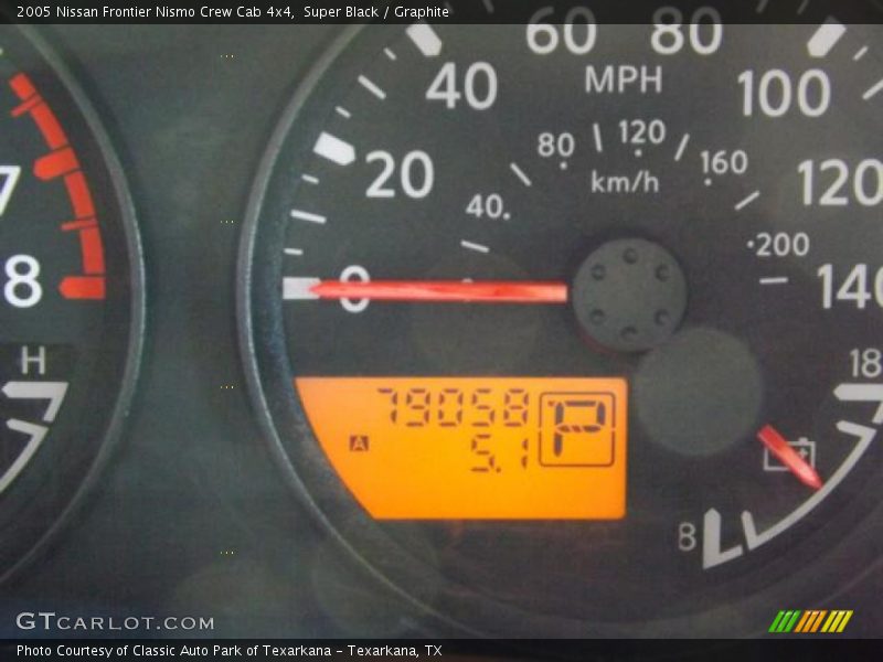Super Black / Graphite 2005 Nissan Frontier Nismo Crew Cab 4x4