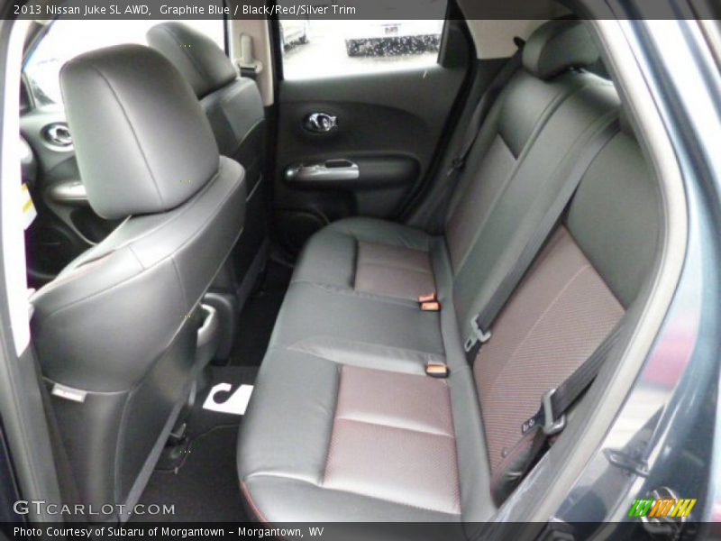 Graphite Blue / Black/Red/Silver Trim 2013 Nissan Juke SL AWD