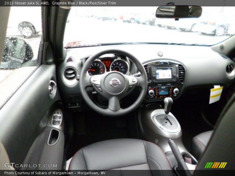 Graphite Blue / Black/Red/Silver Trim 2013 Nissan Juke SL AWD
