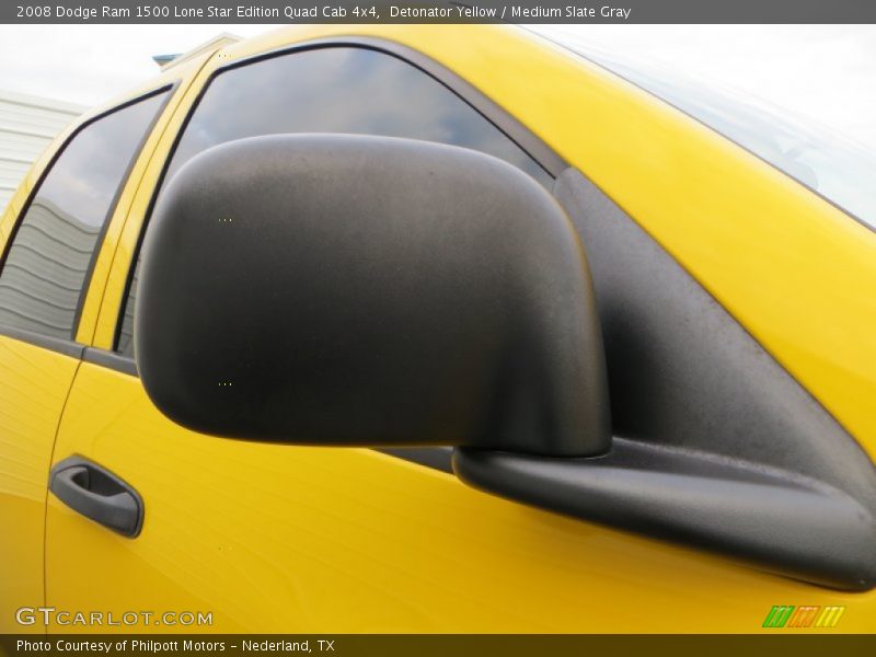Detonator Yellow / Medium Slate Gray 2008 Dodge Ram 1500 Lone Star Edition Quad Cab 4x4
