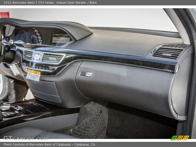 Iridium Silver Metallic / Black 2013 Mercedes-Benz S 550 Sedan
