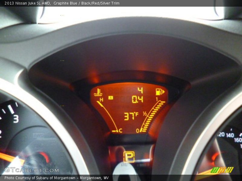 Graphite Blue / Black/Red/Silver Trim 2013 Nissan Juke SL AWD