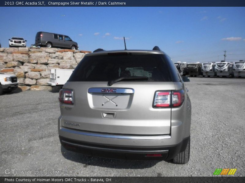 Champagne Silver Metallic / Dark Cashmere 2013 GMC Acadia SLT