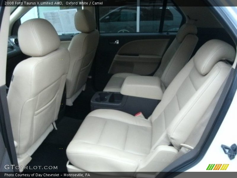 Oxford White / Camel 2008 Ford Taurus X Limited AWD